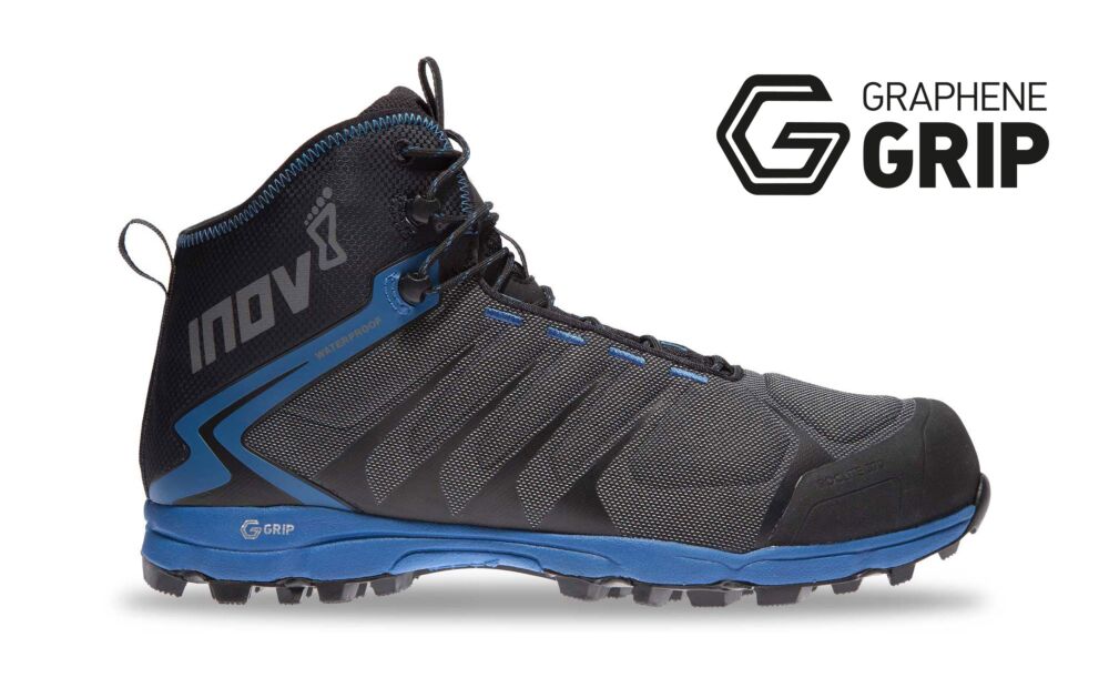 Inov8 Men's Roclite G 370 Black/Blue Hiking Boots 